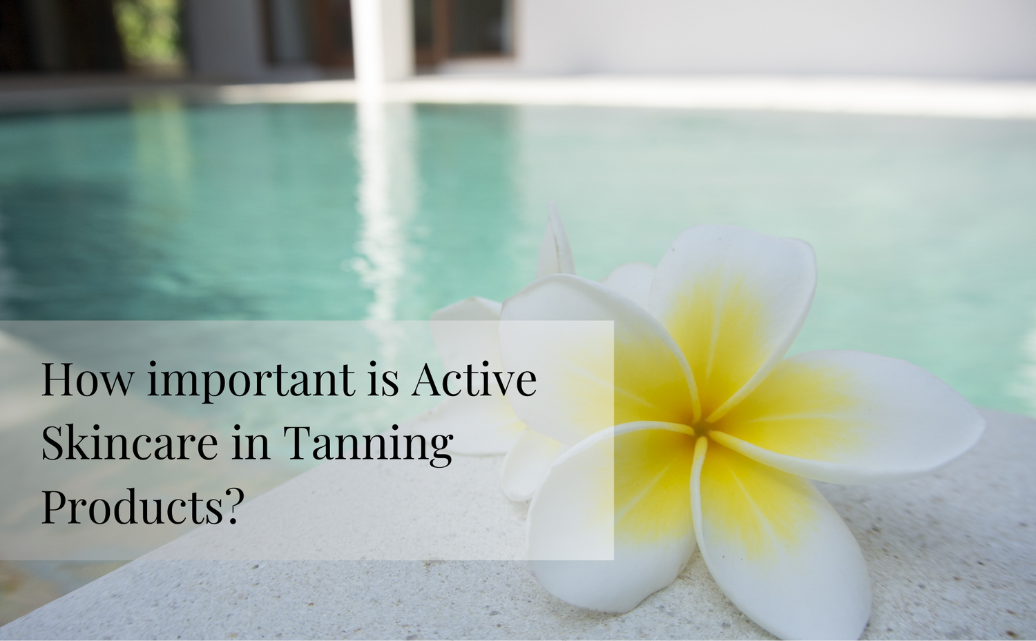 How important is Active Skincare in Tanning Products?